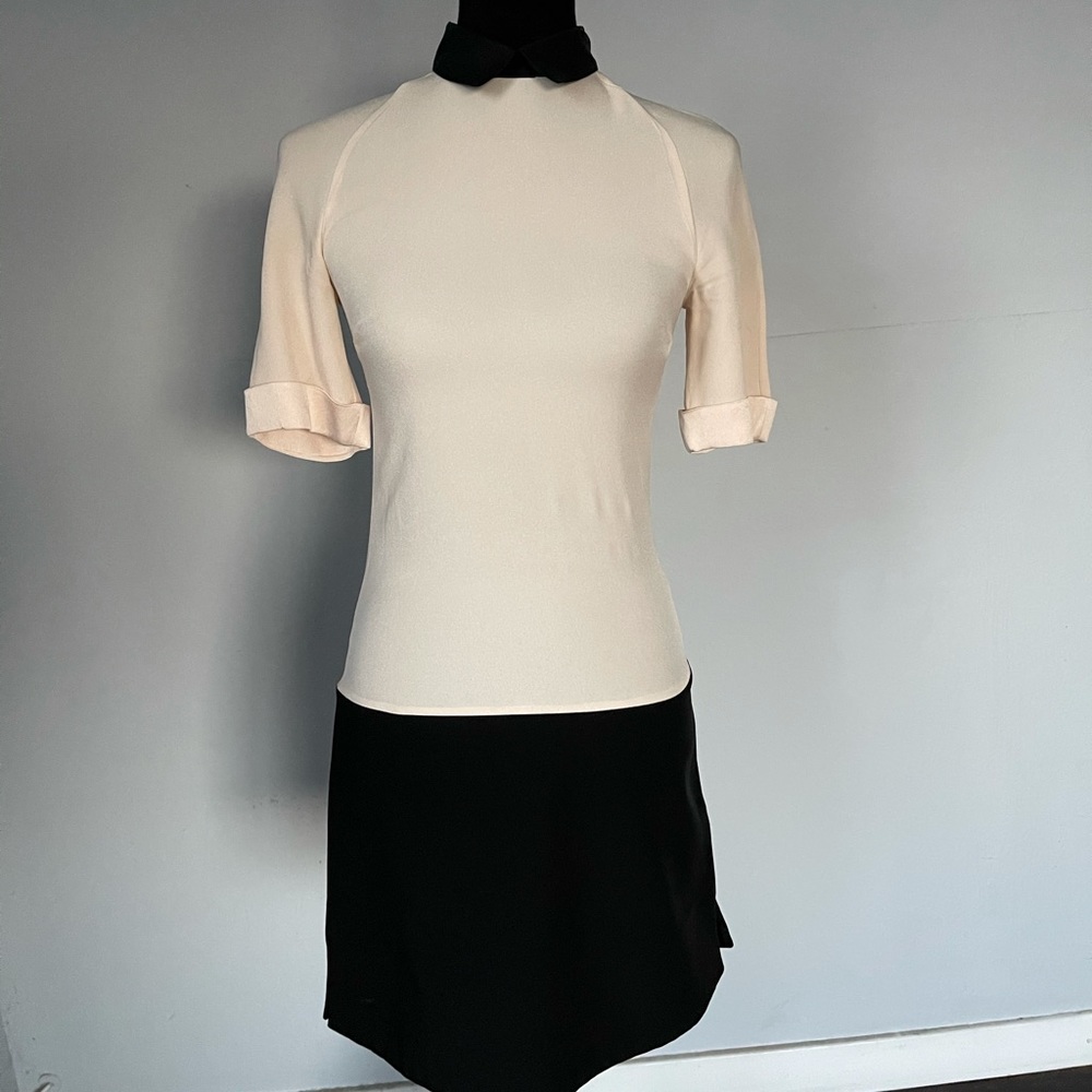 Victoria Beckham midi dress, two tones